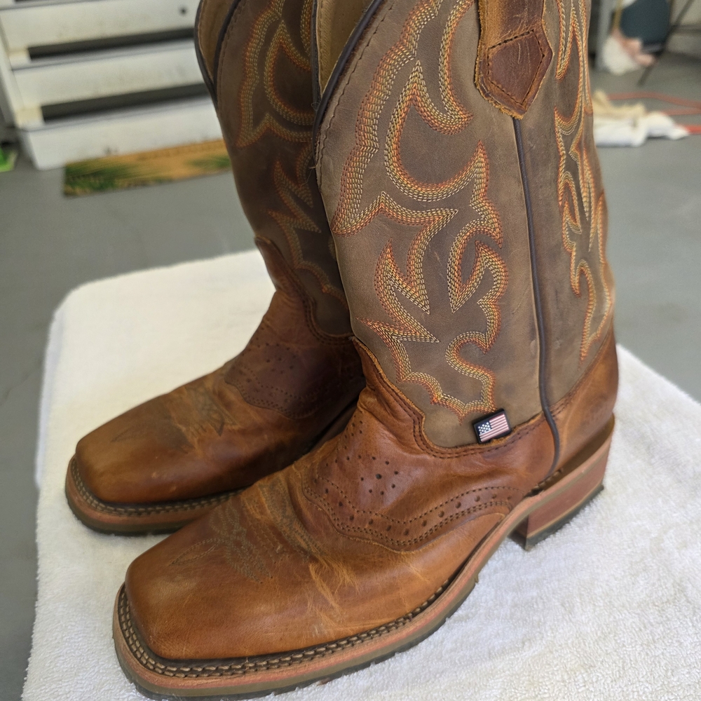 Double H Brown Cowboy Western Boots